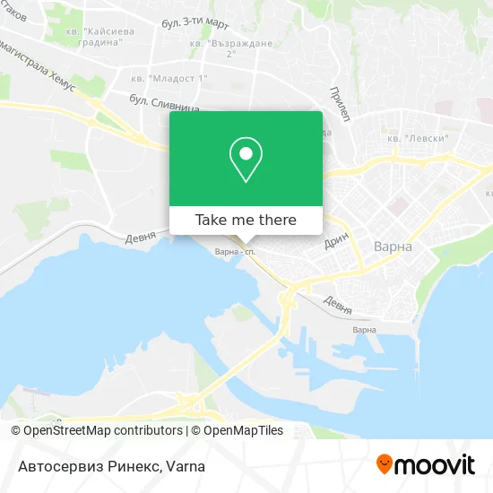 Карта Автосервиз Ринекс