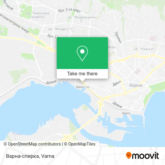 Карта Варна-спирка