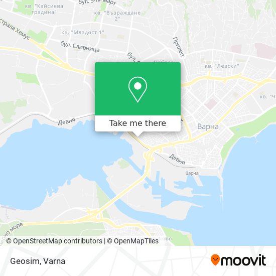 Geosim map