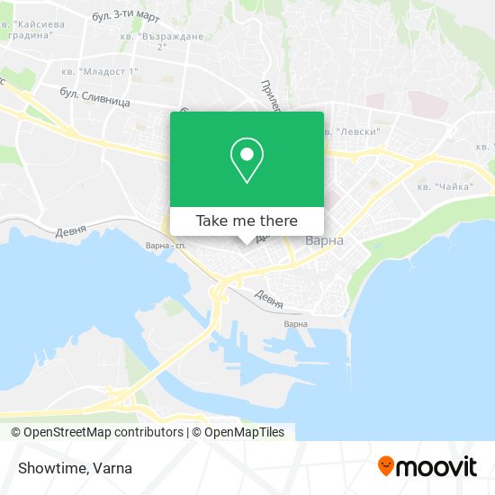 Showtime map