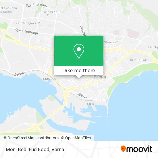 Карта Moni Bebi Fud Eood