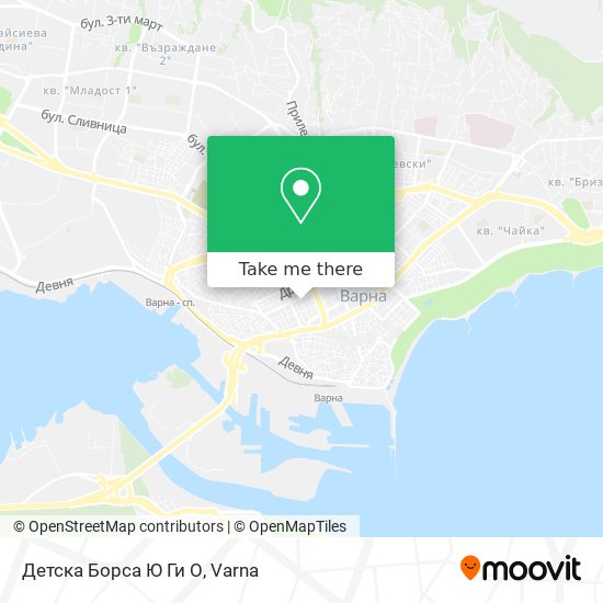 Детска Борса Ю Ги О map
