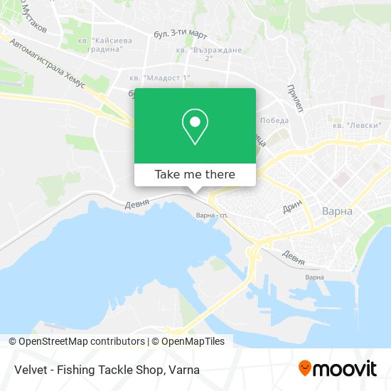 Velvet - Fishing Tackle Shop map
