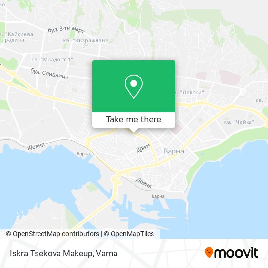 Iskra Tsekova Makeup map