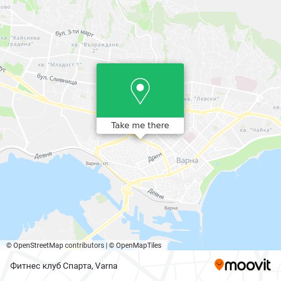 Фитнес клуб Спарта map