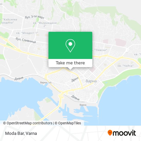 Moda Bar map