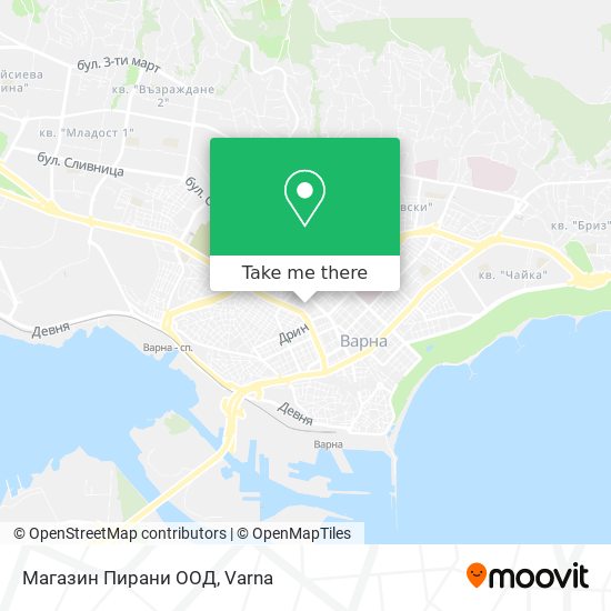 Магазин Пирани ООД map