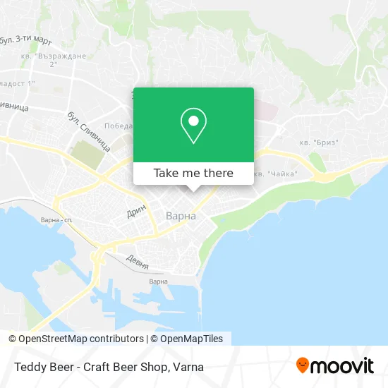 Карта Teddy Beer - Craft Beer Shop