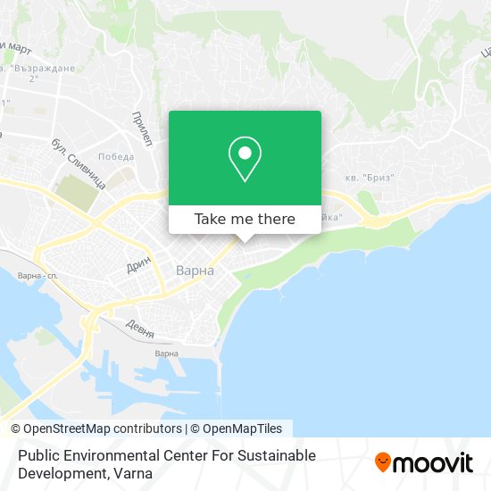 Public Environmental Center For Sustainable Development map