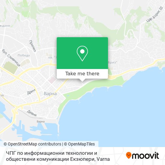 Карта ЧПГ по информационни технологии и обществени комуникации Екзюпери