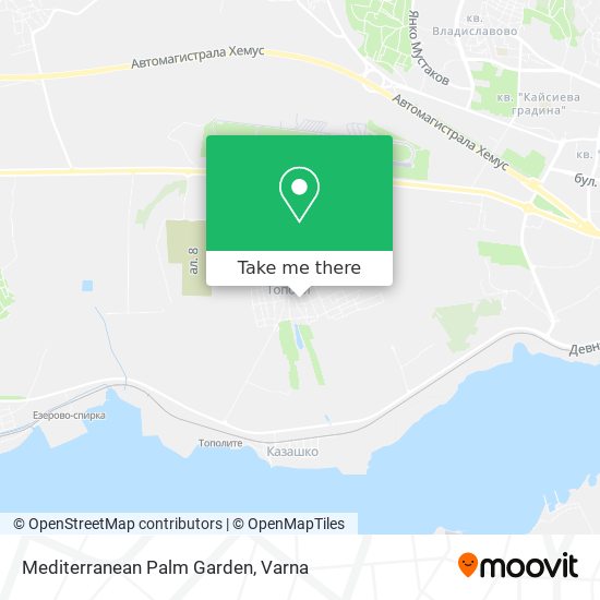 Mediterranean Palm Garden map