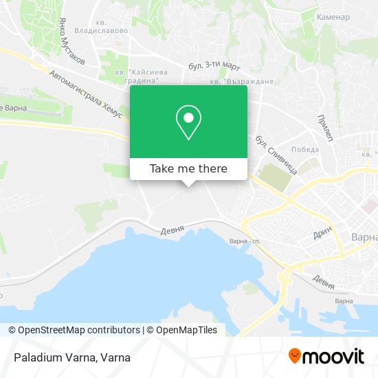 Paladium Varna map