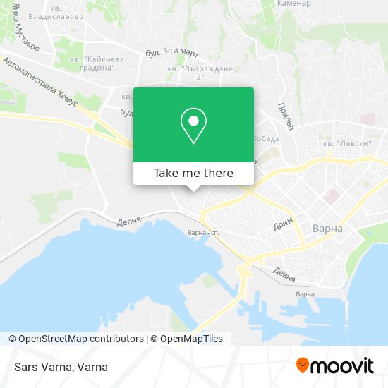 Sars Varna map