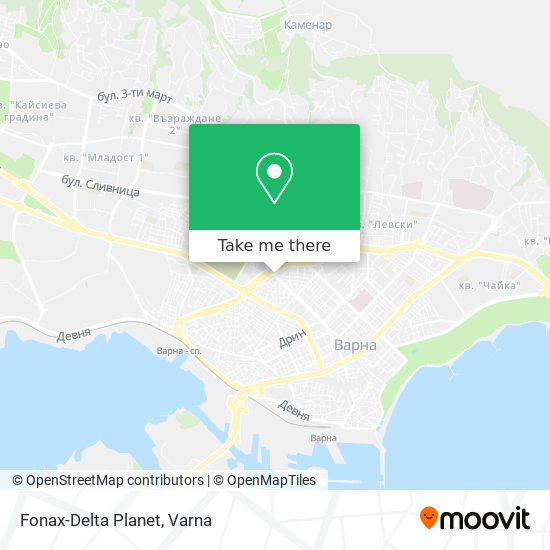 Fonax-Delta Planet map