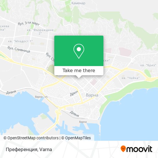 Преференция map