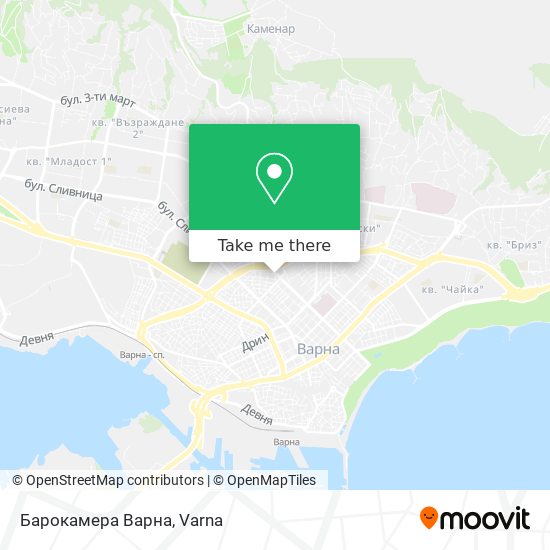 Барокамера Варна map
