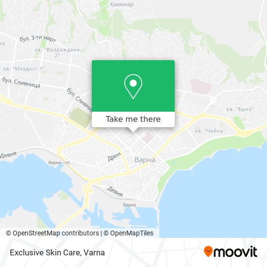 Exclusive Skin Care map