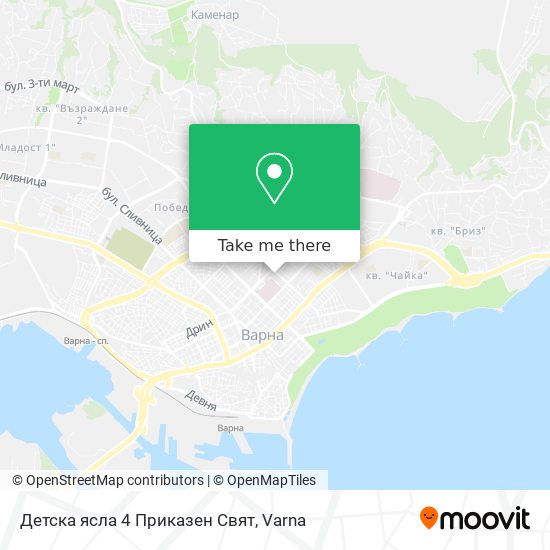 Детска ясла 4 Приказен Свят map
