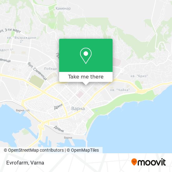 Evrofarm map