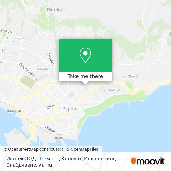 Карта Икотех ООД - Ремонт, Консулт, Инженеринг, Снабдяване