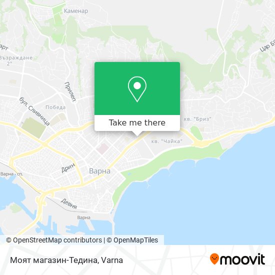 Моят магазин-Тедина map