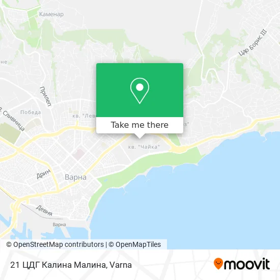 Карта 21 ЦДГ Калина Малина