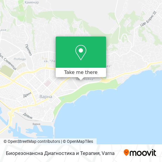 Биорезонансна Диагностика и Терапия map