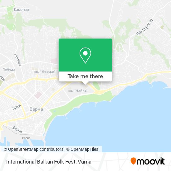 International Balkan Folk Fest map