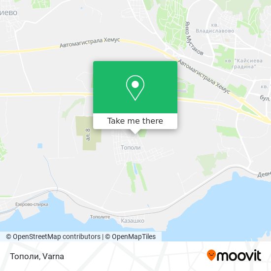 Карта Тополи