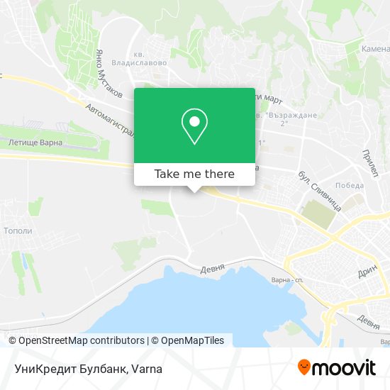 УниКредит Булбанк map