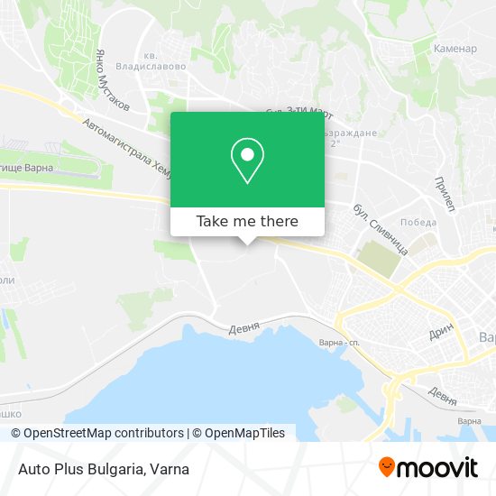 Auto Plus Bulgaria map