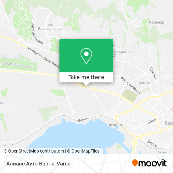 Алианс Ауто Варна map