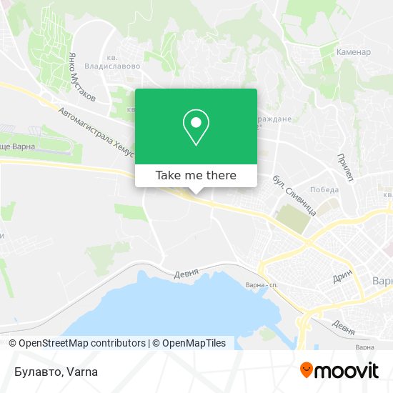 Карта Булавто