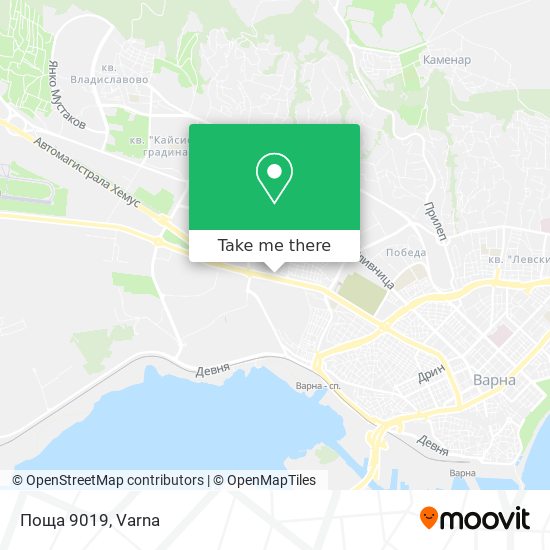 Поща 9019 map