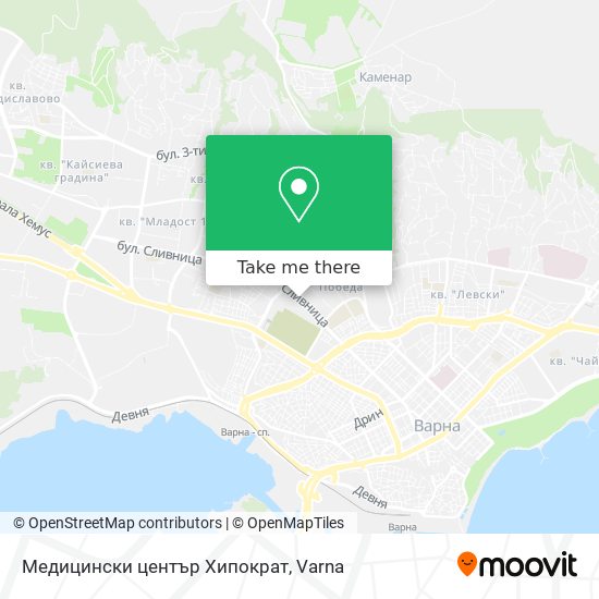 Медицински център Хипократ map