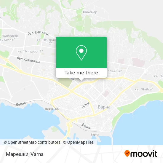 Карта Марешки