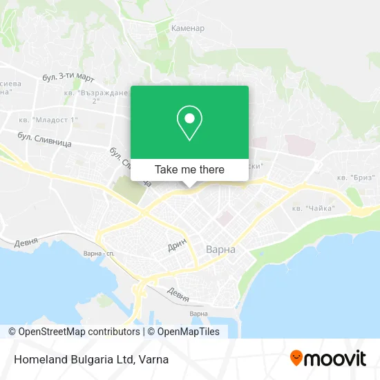 Карта Homeland Bulgaria Ltd