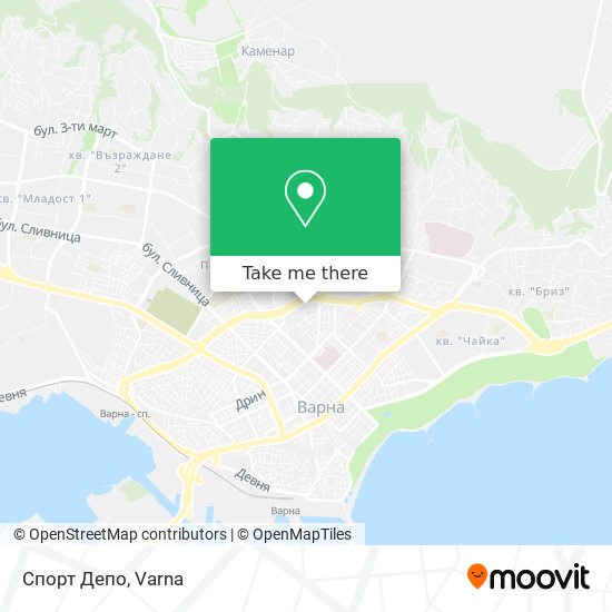 Спорт Депо map