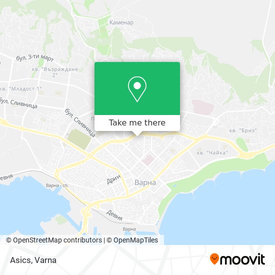 Asics map