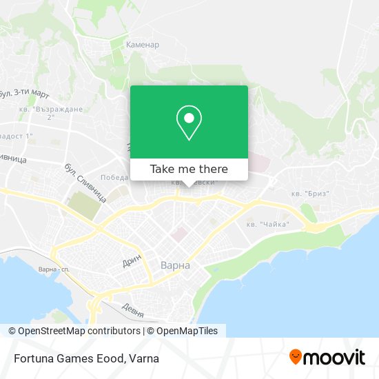 Fortuna Games Eood map