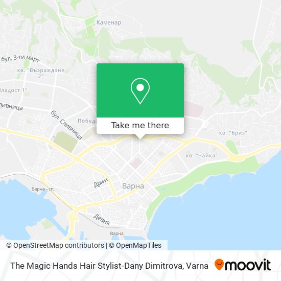 The Magic Hands Hair Stylist-Dany Dimitrova map