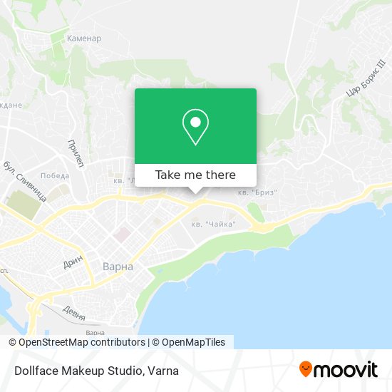 Dollface Makeup Studio map