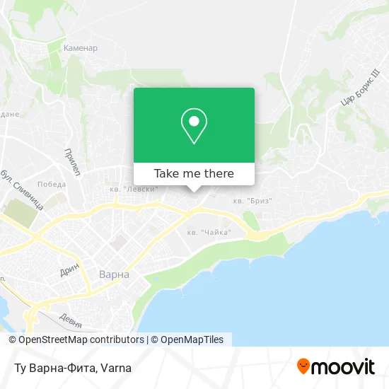 Карта Ту Варна-Фита