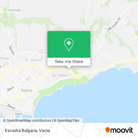 Escadra Bulgaria map