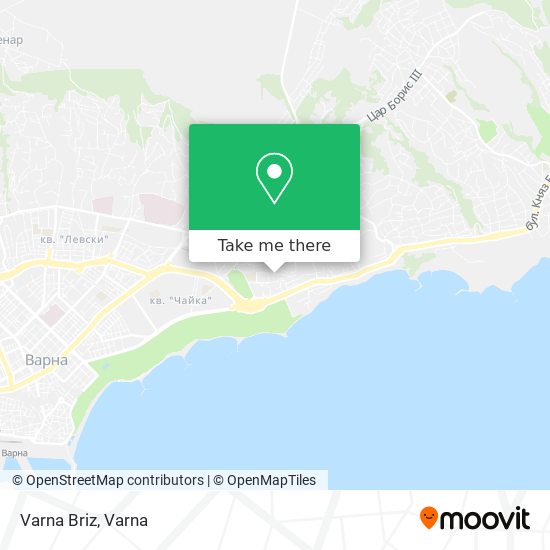 Varna Briz map