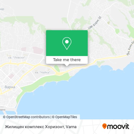 Карта Жилищен комплекс Хоризонт