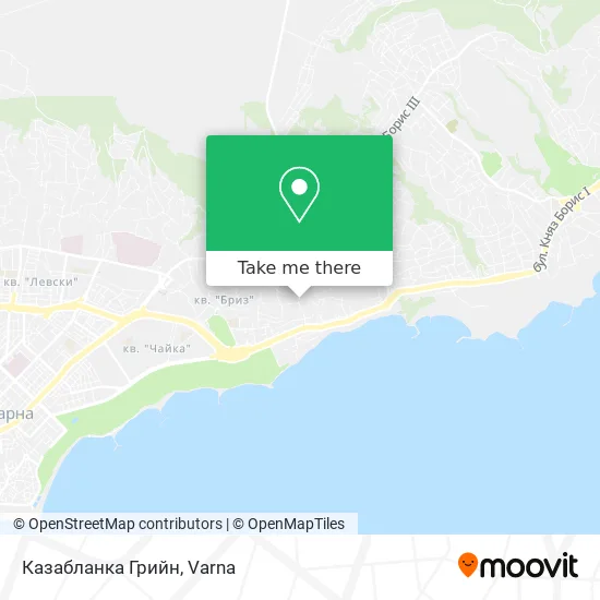 Карта Казабланка Грийн