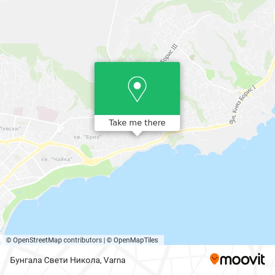Карта Бунгала Свети Никола