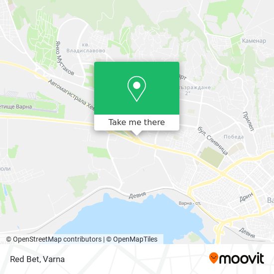 Red Bet map