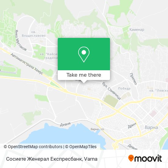 Сосиете Женерал Експресбанк map